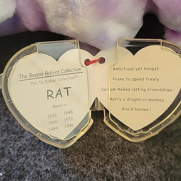 🌴3/$15🌴 Year of the Rat 🐀 Zodiac Sign plush toy Kids Children Women Men - Picture 9 of 10